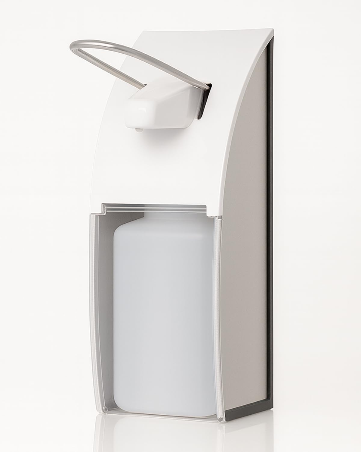 FIX Armhebelspender Kunststoff, 500 ml, Weiß-Transparent
