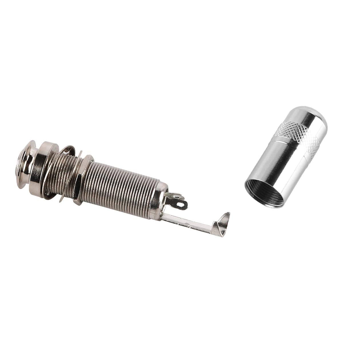 Sarini 1/4 Guitar Endpin with 6.35mm Mono Pickup Jack and 28mm Strap Endpin Kit for Guitar DIY Projects Suitable for Locking Connector Systems - Image 4