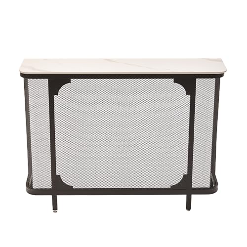 Mueble cubre radiador con estante superior para ocultar conexiones
