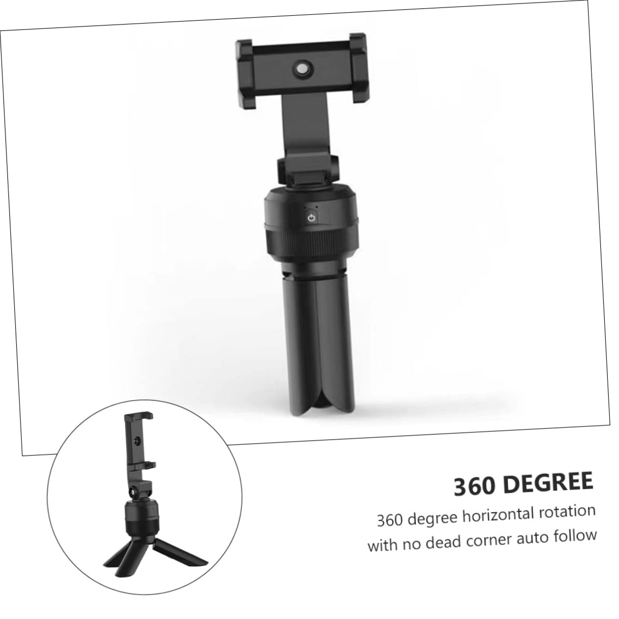 KALLORY 360 Rotatable Tripod Stand for Gimbal with Face Recognition for Live Streaming and Video Recording Durable Design for Versatile Use