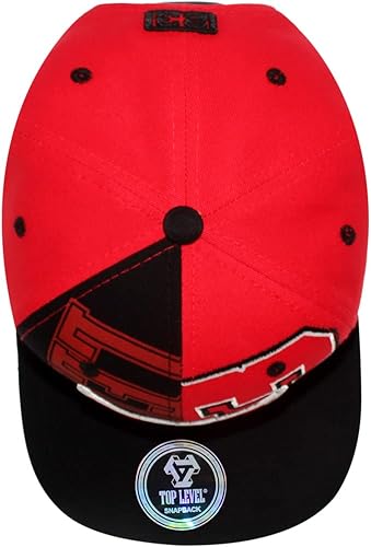 Miniatura 7 de 4350 DISTRICT Gorra ajustable de algodón Snapback para hombre (N21BUL17 REDBLK), Bull Legend_red Negro