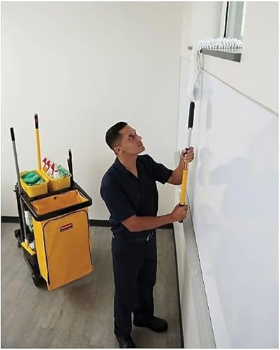 Miniatura 4 de Rubbermaid Commercial Products - Bolsa de limpieza de alta capacidad, 34 galones, color rojo, compatible con carritos de limpieza Rubbermaid para