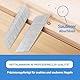 meite 15 Gauge Gewinkelte Stauchkopfnägel, 38 mm, 34 Grad Typ DA Finishnägel, Verzinkt – Nägel für Nagelpistole, Ideal für Fensterrahmen, Schrankbau & DIY-Projekte (2.000 Stück)