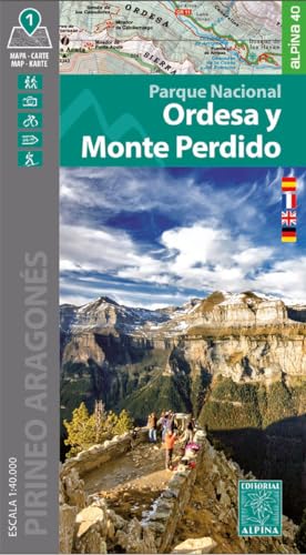 Mapa Ordesa Y Monte Perdido: Alpina40