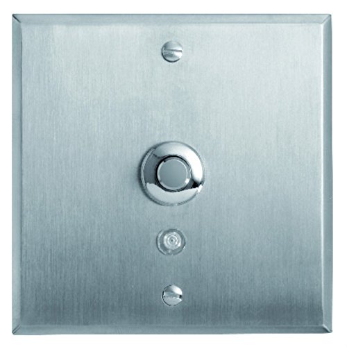 Arnould 67111 Art Univers Mémoire Poussoir Lumineux Bouton Rond, 2A, Acier Brossé