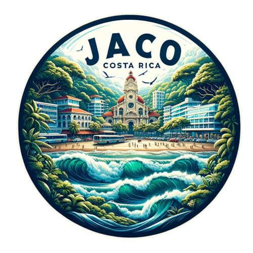 Imán decorativo plano Jaco Costa Rica 2 pulgadas