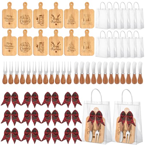 12 Set Merry Christmas Wood Cutting Board Bulk Christmas Kitchen