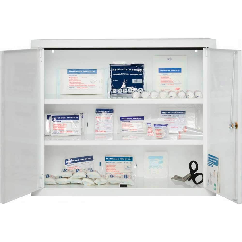 Holthaus Medical SECURITAS - Botiquín de primeros auxilios (vacío, 60 x 70 x 25 cm)