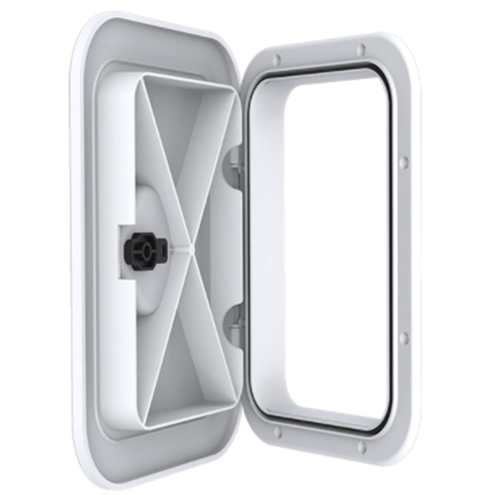 Dasdffvf Inspection Plate ABS Square Deck Portable Anti-Ultraviolet Single Handle Marine Access Easy Installs