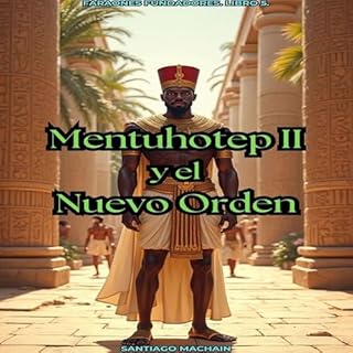 Mentuhotep II y el Nuevo Orden Audiolibro Por Santiago Machain arte de portada
