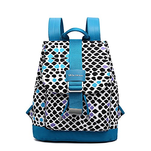 Sac à dos imprimé léopard nylon de voyage mesdames à sangles souples