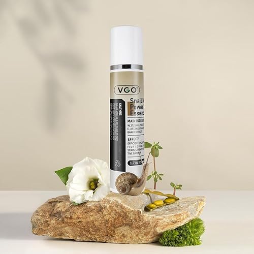 VGO Caracol Mucin 96% Esencia Reparadora de Potencia para la Cara Suero Hidratante para el Cuidado de la Piel Borrosa, Hidratante, Hidratante,