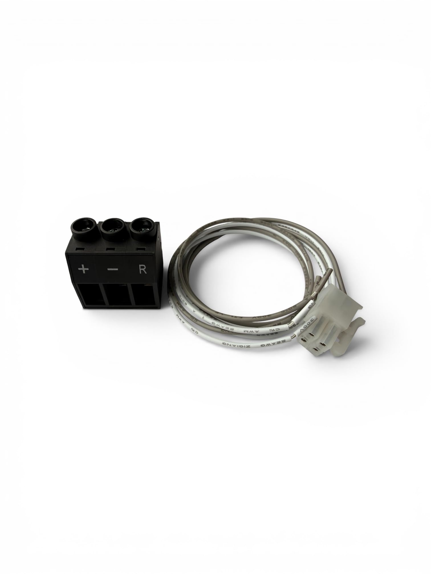 Power Connector with Harness — Compatible with JL Audio MicroSub+ and PowerWedge+ Subwoofers (Black)