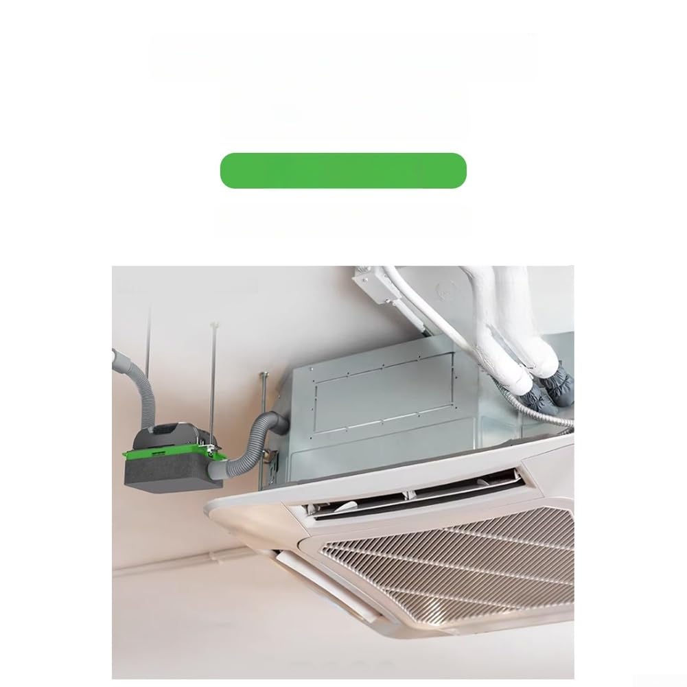 Bomba de condensado automática de 100 l/h, unidad de drenaje de bajo ruido para calefacción central y sistemas de CA con válvula antireflujo, 18,1 x 9,5 x 11,2 cm