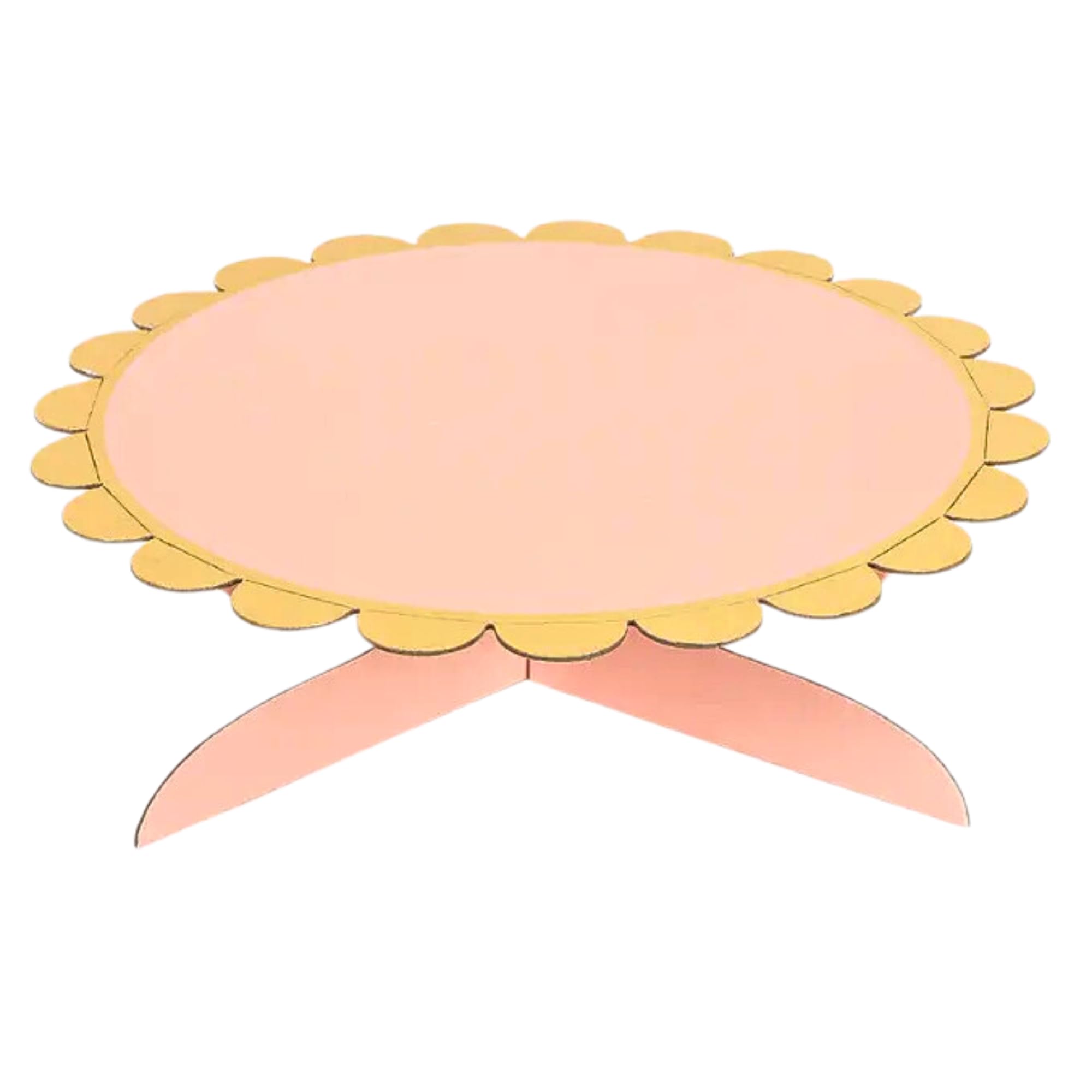 Cake Stand,3 Tier Cupcake Stand Dessert (Cardboard), Candy Buffet Serve Supplies for Birthday, Wedding, Baby Shower Party Decoration. (Pink Cake stand)