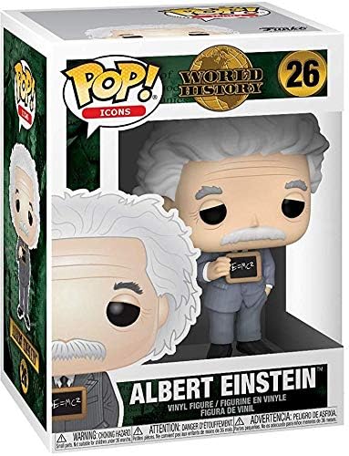 Miniatura 3 de POP Icons World History - Figura de vinilo de Albert Einstein Funko (incluye funda protectora de caja compatible), multicolor, 3.75 pulgadas