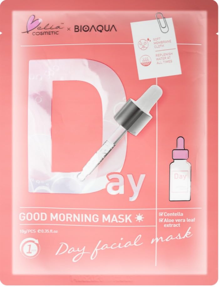 Good Morning Day Facial Mask, 0.35 fl oz, with Centella and Aloe Vera Leaf Extract