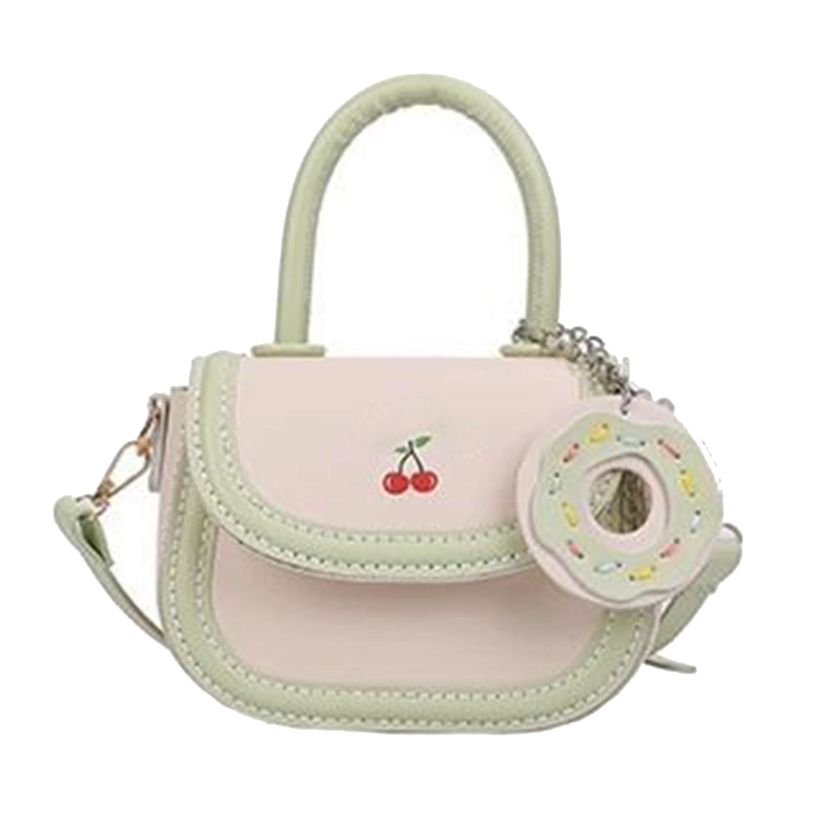 Nucelit PU Lady Purse Making Supplies Handbag Making Materials Tote Bag Accessories Cute Crossbody Bag Kit Kit Handbag Materials Cute Strawberry Crossbody Pu Purse Supplies Tote