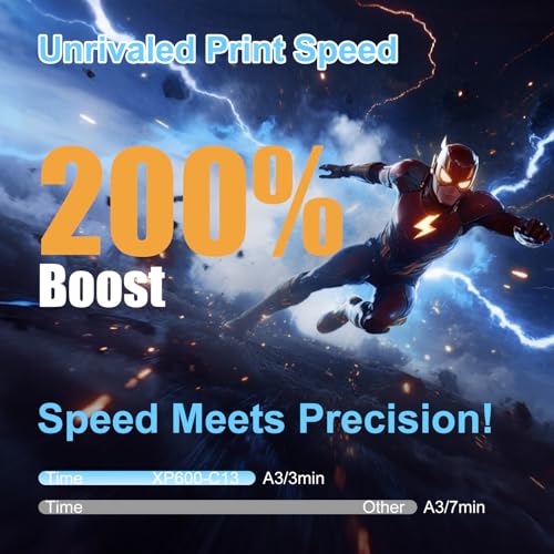 explux a3 dtf printerxp600 turbo printhead 2x faster output anti-clog design  low-ink warningled multi-function displaymulti-material compatiblegift ink 2 year