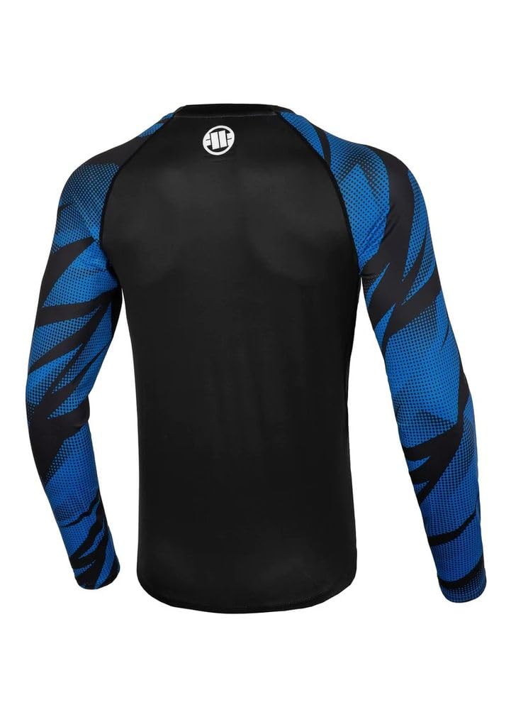 Pitbull Koszulka męska z długim rękawem Rashguard Gym Sport Pit Bull West Coast Longsleeve Performance Pro Plus Belt
