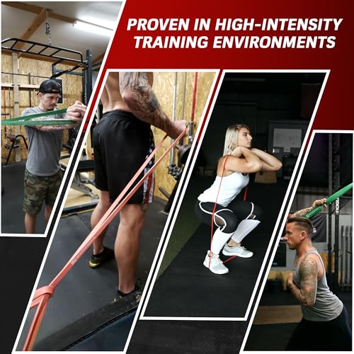 Image of WODFitters Pro Series Pull-Up Assistance Bands - Premium Resistance Loop Bands for Assisted Pull Ups, Muscle Ups, Strength Training & Mobility - Durable Bands for Functional Fitness