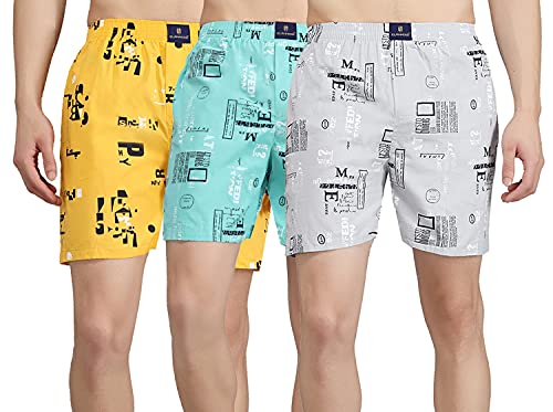 Image of Men's Pure Cotton Regular Printed Boxer