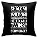 Price comparison product image Not Applicable Jim Quotes Friday Night Dinner Home Decorative Throw Pillow Cases For Sofa Couch Cushion Covers 18x18 Inch