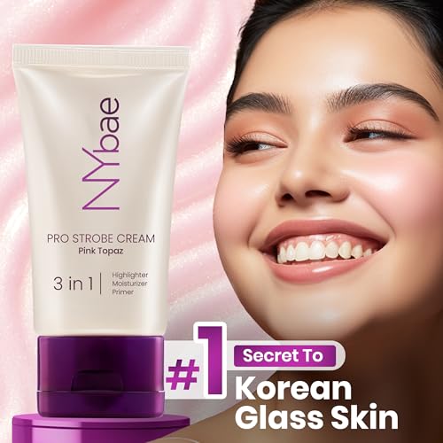 NY Bae PRO Strobe Cream - Pink Topaz (30g) | Primer + Highlighter + Moisturizer | Flawless Dewy Makeup | Glowing Korean Skin | Instant Radiance | Illuminating & Glowing Makeup Base - Image 2