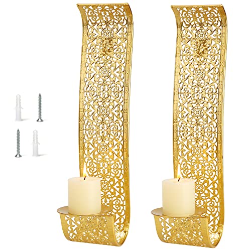 Best Gold Wall Candle Sconce Sleek And Modern