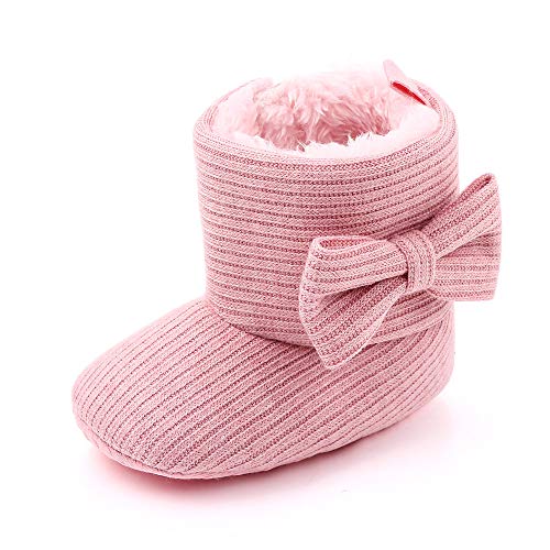 Baby Plush Booties Non-Slip Soft Sole for Boys Girls Infant Winter Warm Solid Cozy Socks Shoes3