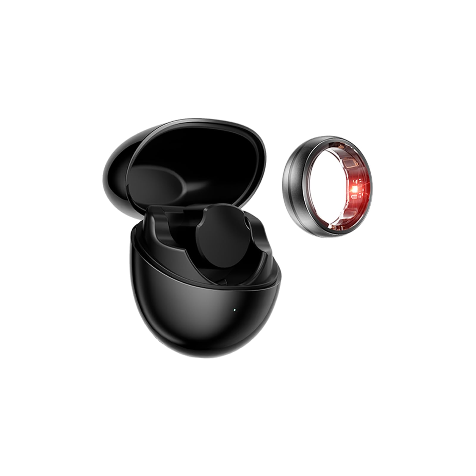 N2 PRO – Anello intelligente in titanio, con allenatore AI (senza ABO), monitoraggio del sonno, dello stress e dell'attività, frequenza cardiaca e misurazione dello stress, lunga durata