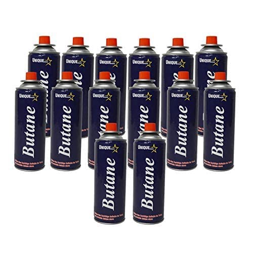 GCA Automatic Butane Gas Canister 225g Each, Pack of 15(15 Unique Can
