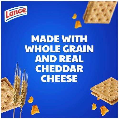 Lance Sandwich Crackers, Made with Whole Grain Crackers, Cheddar Cheese, 10 Packs, 6 Sandwiches Each - 4