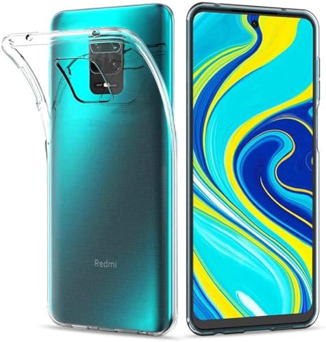Movilear Funda Carcasa Gel Transparente para Xiaomi Redmi Note 9S 4G / Note 9 Pro 4G, Ultra Fina 0,33mm, Silicona TPU de Alta Resistencia y Flexibilidad FGTR