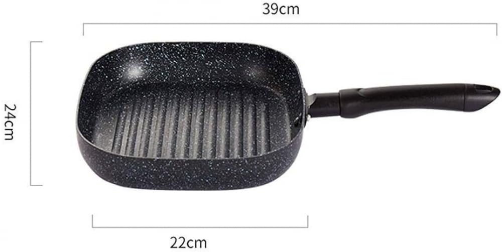 Poêle à Omelette, poêle à Frire, poêle à Bande carrée, poêle à crêpes, poêle antiadhésive