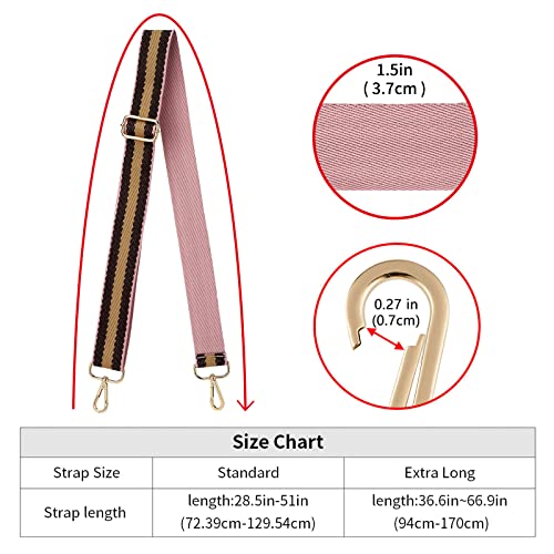 Image of ZOOEASS Wide Shoulder Strap Adjustable Replacement Belt Crossbody Canvas Bag Handbag