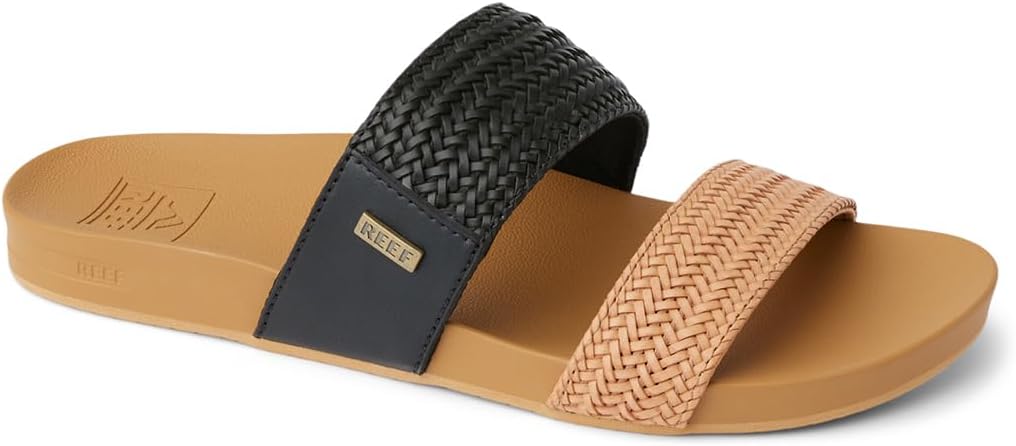 REEF Vista Braid II Women's Fashion Slide Sandal, Vegan Leather Strap, Ultra Soft Cushion Footbed - Image 5