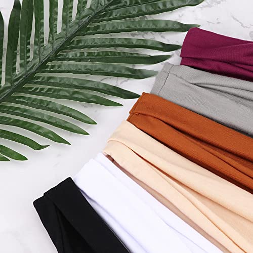 Image of DRESHOW Yoga Running Headbands for Women Elastic Non-Slip Headbands Sports Workout Hair Bands 16 Pack