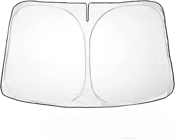 2026 Windshield Sun Shade for Tesla Model Y & Model 3 Lightweight Easy Foldable Car Windshield Sunshade - Sunlight and Dashboard Protection Accessories