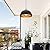 11.8" Black Dome Pendant Lights 3 Pack and 15.7" Farmhouse Pendant Light 2 Pack