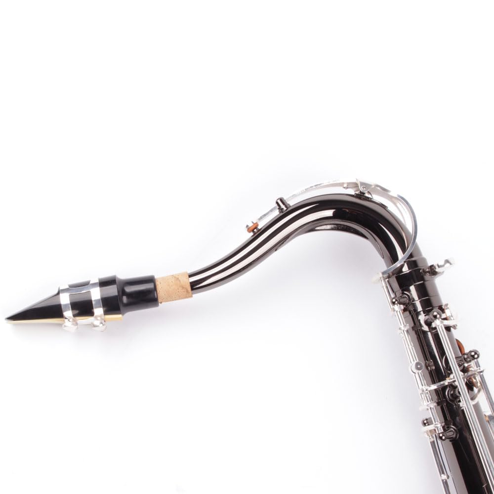 Tenor Saxofón negro cromado con maletín