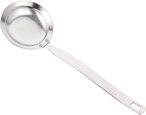 Housoutil Skimmer - Colador de fideos para pasta, colador de grasa, cuchara de cocina, colador de espagueti, colador ergonómico de malla para