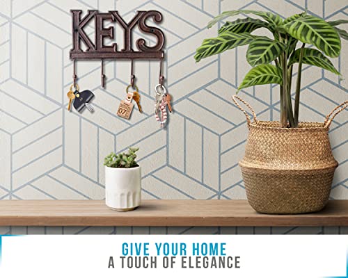 image for Comfify Key Holder for Wall “Keys Decorative Farmhouse Rustic Wall M