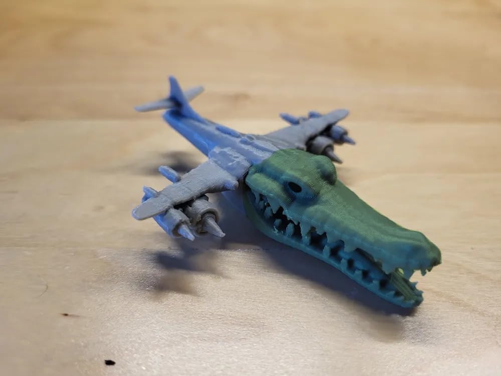 Craftgami Bombardino Crocodilo (Italian Brainrot) Miniature Toy 3D Printed - 1 Pc - Image 2 thumbnail