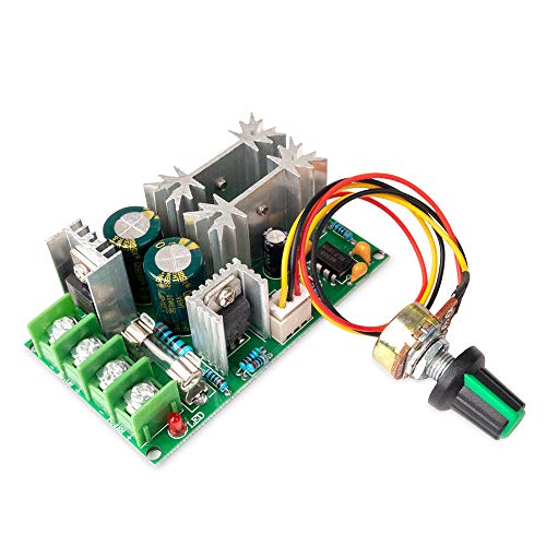 Controlador de Velocidad del Motor CC 12V 24V 36V 48V 20A Regulador de Corriente PWM Velocidad Ajustable Regulador de Voltaje M�dulo de Accionamiento para Motor