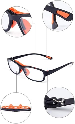 Miniatura 3 de Wonzone - Gafas de baloncesto para deportes al aire libre, gafas protectoras de seguridad con correa elástica ajustable, unisex, para hombres y