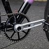 Ultralight Road Bike Crankset, Hollow Tech Bicycle Crank Arm Set 165/170/175mm with Bottom Bracket, 3-Bolt Direct Mount Crank Compatible with GXP,Gravel Bike,Folding Bicycle,Road Bike