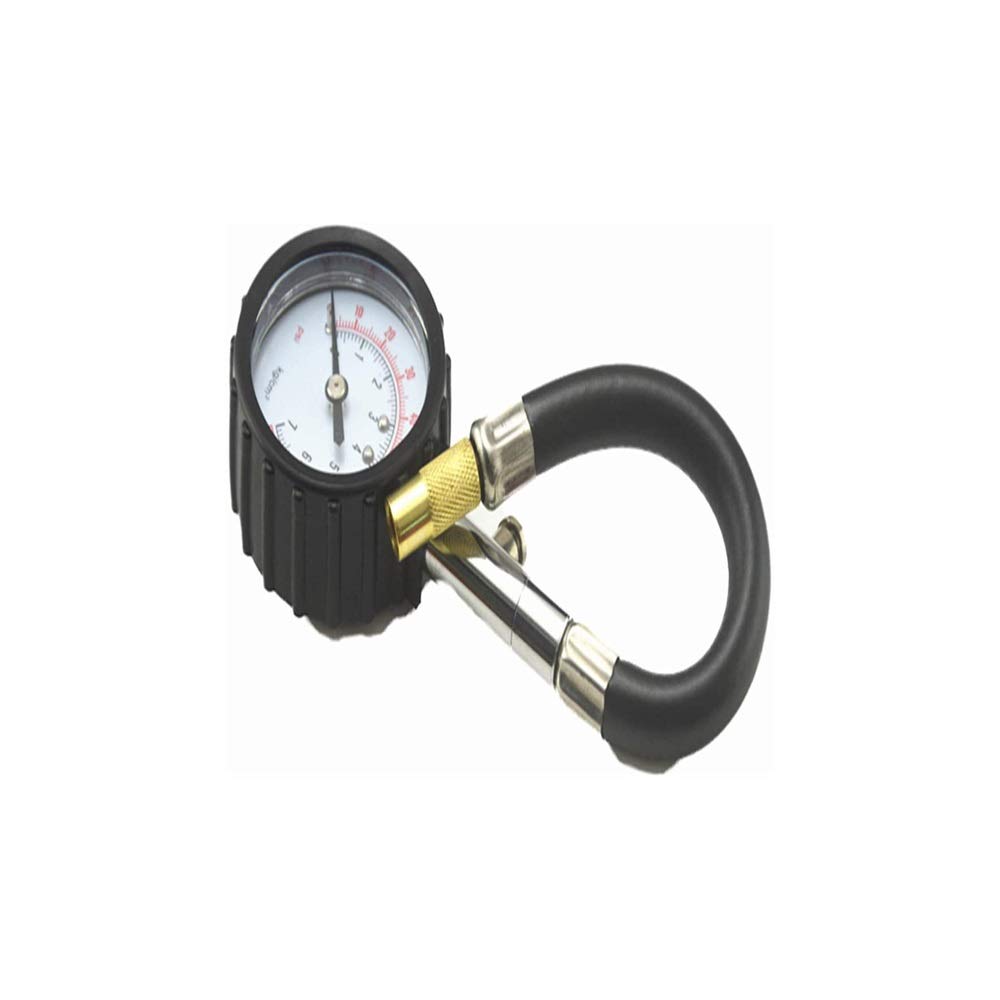 AGAATI Medidor de presión de neumáticos analógico de 0-100 PSI
