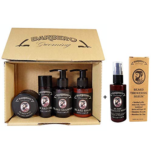 Barbero Grooming Beard Care Kit + Thickening Serum