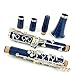 Beginner Clarinet 17 Keys Navy Blue Clarinet Instrument With Case Clarinet for Beginner